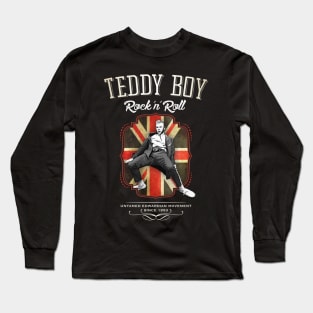 Teddy Boy Rock'n'Roll Long Sleeve T-Shirt